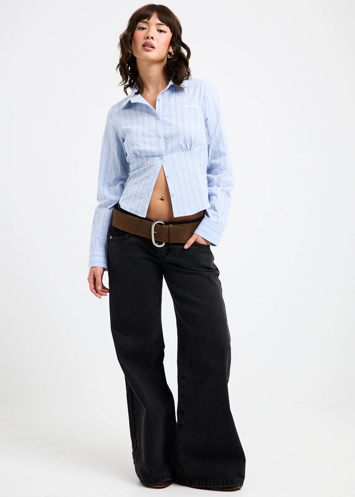 00 Super Low & Wide Denim Jeans