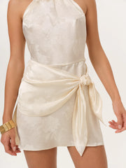 Adrift Wrap Mini Dress