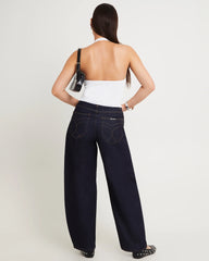 Gigi Barrel  Denim Jeans Helena Rinse Blue