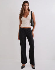 Emberly Plunge Top in Tofu
