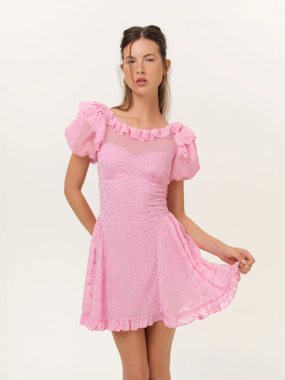 Hamptons Eyelet Mini Dress