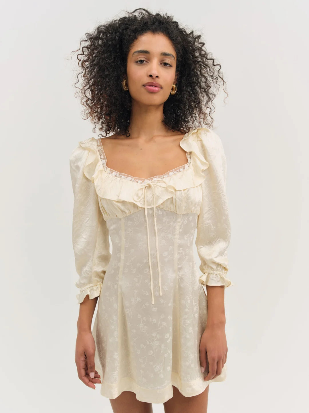 Carla Jacquard Mini Dress