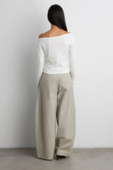 STUD DETAIL OFF THE SHOULDER TOP