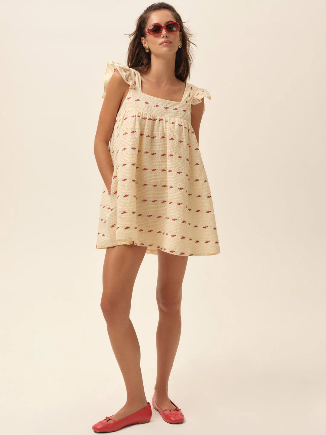 Aster Babydoll Mini Dress