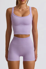 Super Sculpt Seamless Longline Camisole Top in Lavender
