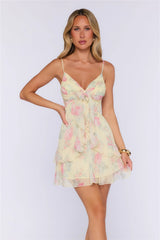 Style Muse Mini Dress Yellow
