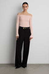 RIBBED OFF THE SHOULDER TOP