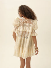 Elara Ruffle Mini Dress
