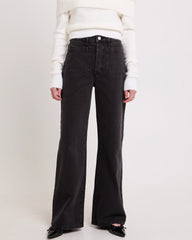 Sailor Long Denim Jeans Black Stone