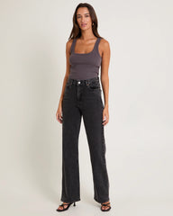 Echo Denim Jeans Tar Retro Black