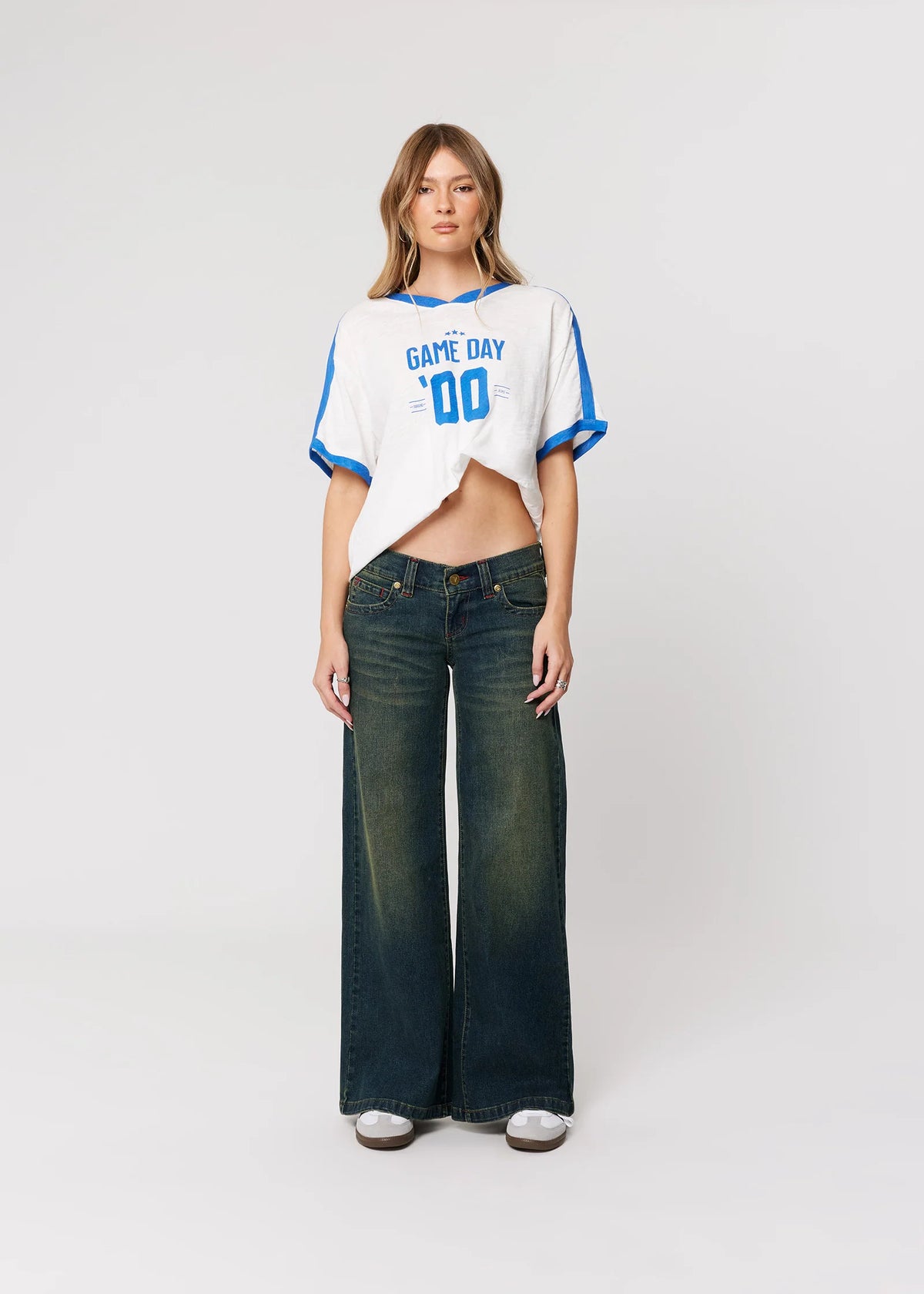 00 Super Low Wide Denim Jeans