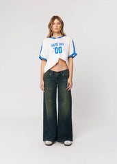 00 Super Low Wide Denim Jeans