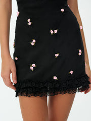 Rose Vine Mini Dress