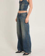 Rip Curl 99 Low Baggy Denim Jeans Zola Board