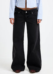 00 Super Low & Wide Denim Jeans