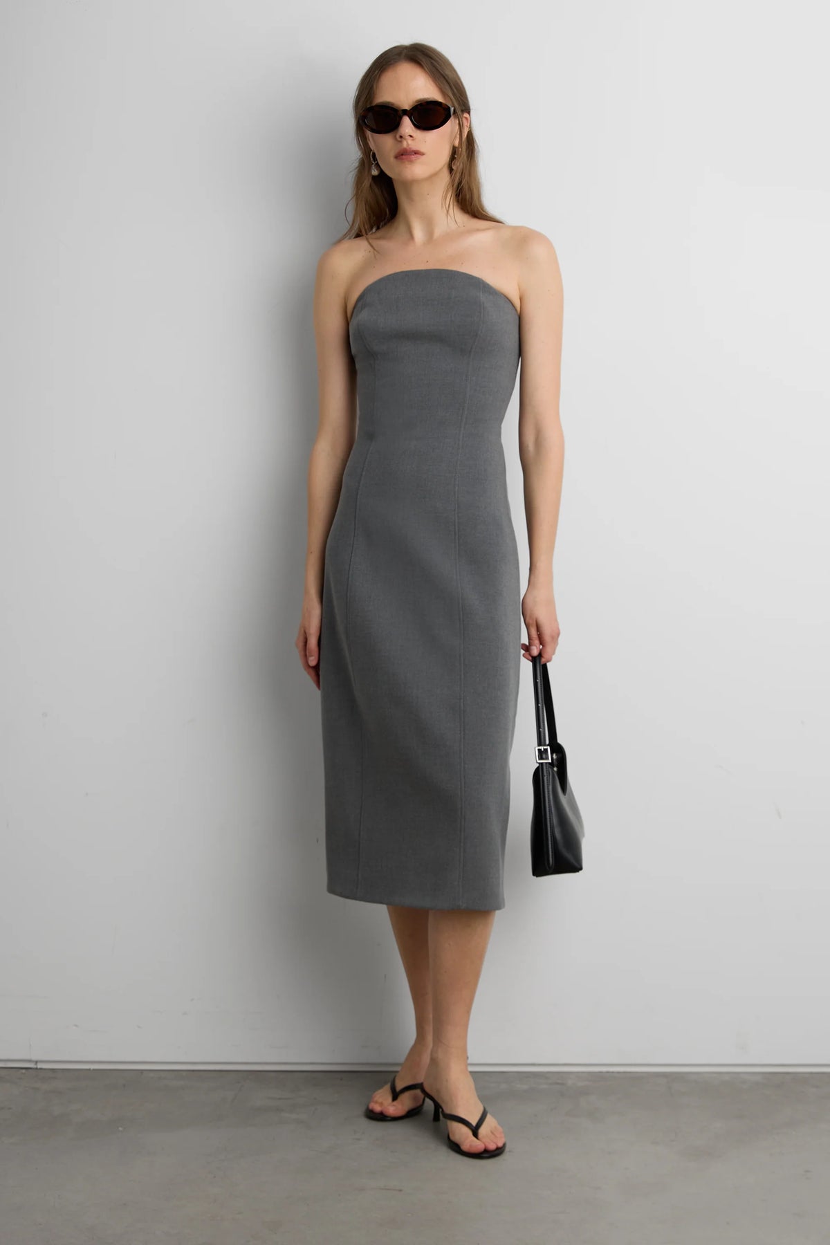 BARREL TUBE TOP DRESS