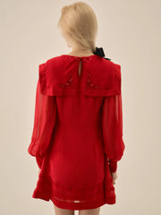 Betsy Bow Mini Dress