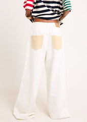 Aria Two Tone Relaxed Denim Jeans