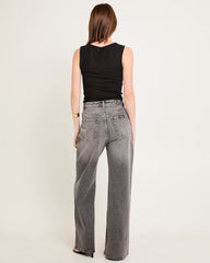 Studio Flare Denim Jeans Black Stone