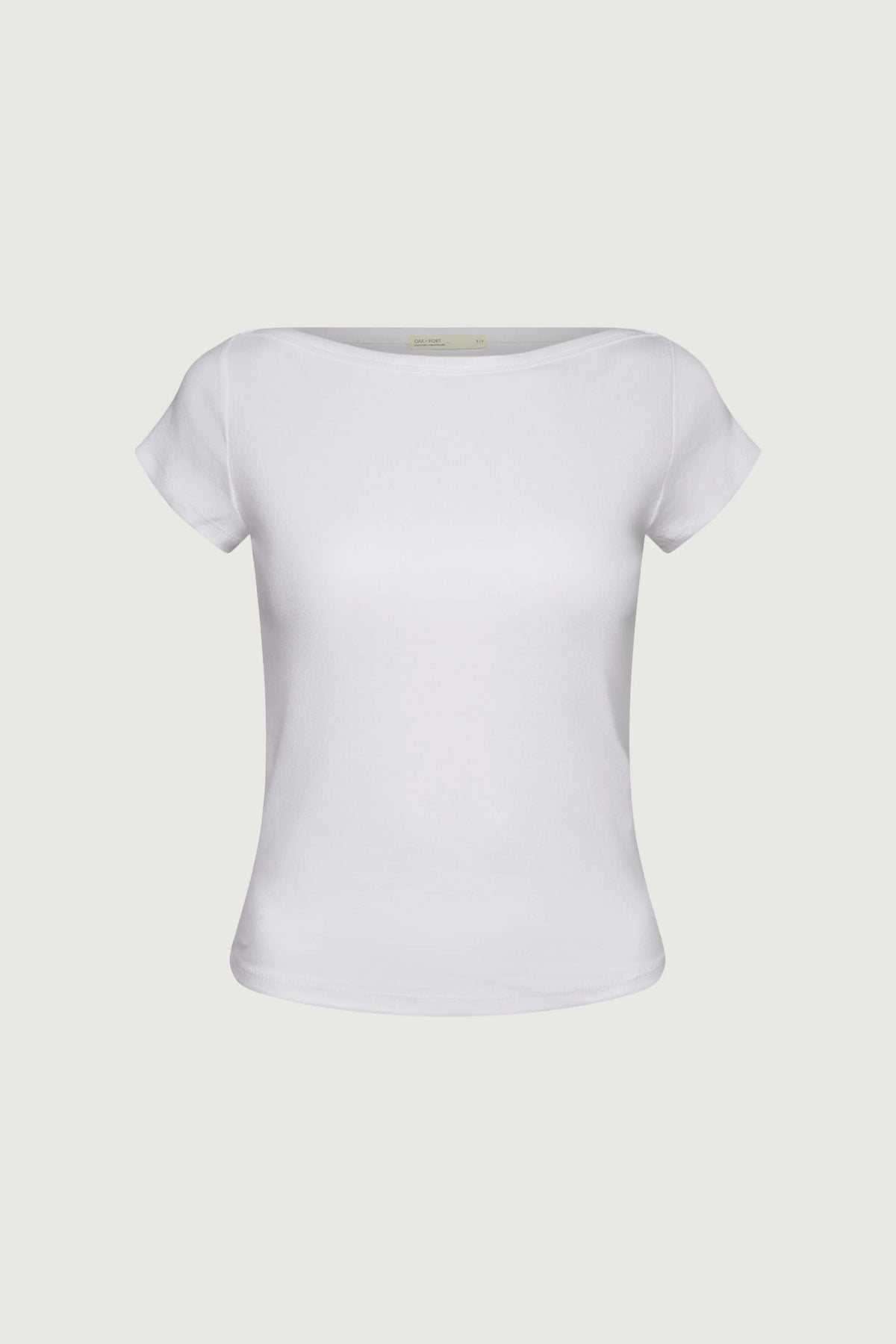 SOFT MODAL RIBBED BOATNECK TOP