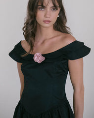 Radovan Midi Dress in Black