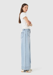 Relaxed Sailor Denim Jeans Long Breezy Blue