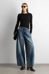 LAYERED EFFECT LONG SLEEVE TOP
