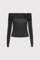 OFF THE SHOULDER LONG SLEEVE TOP