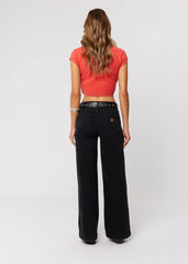 95 Mid & Wide Denim Jeans Brie